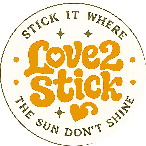 Love2Stick logo badge
