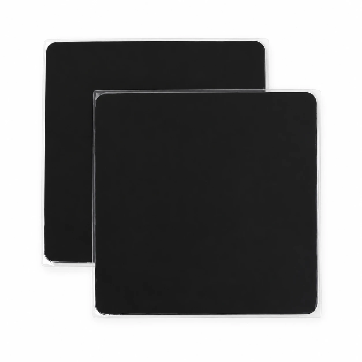 Love2Stick Nano Gel Grip Pads in Black, 2-pack of 8 x 8-inch square pads