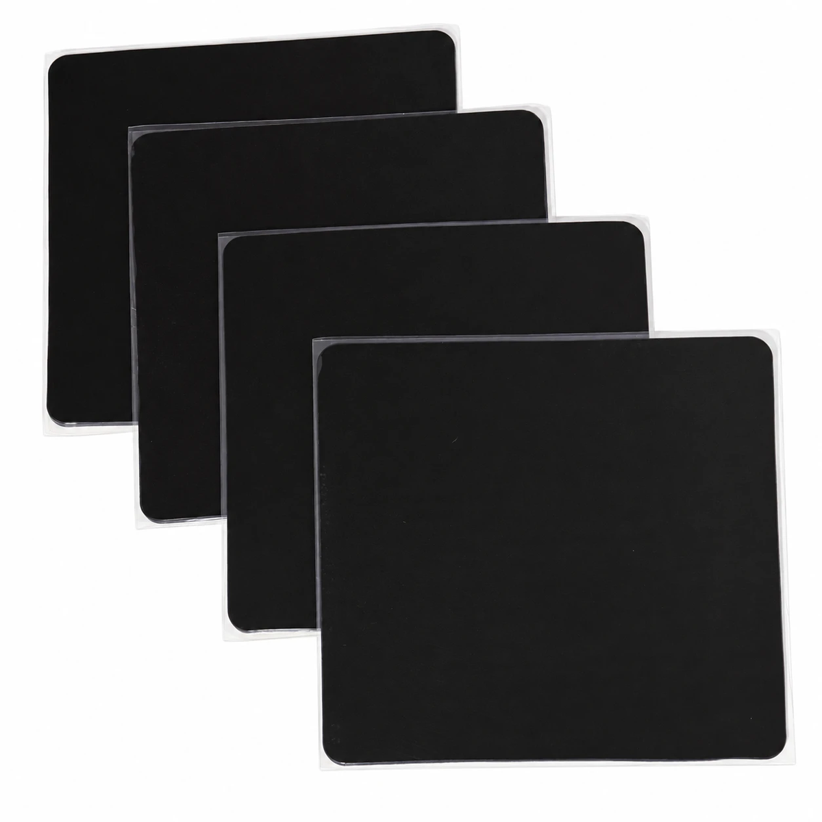 Love2Stick Nano Gel Grip Pads in Black, 4-pack of 8 x 8-inch square pads