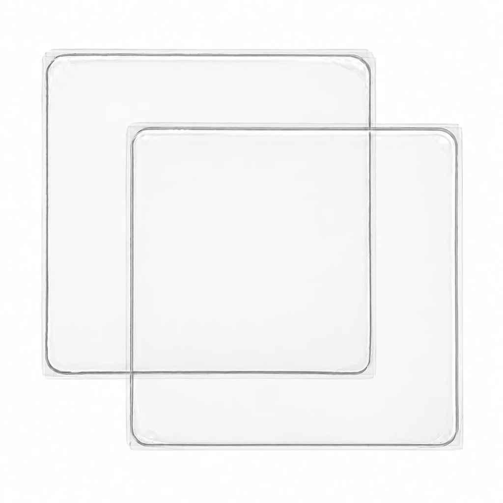 Love2Stick Nano Gel Grip Pads in Clear, 2-pack of 8 x 8-inch square pads