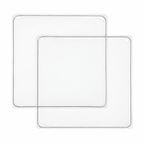 Love2Stick Nano Gel Grip Pads in Clear, 2-pack of 8 x 8-inch square pads