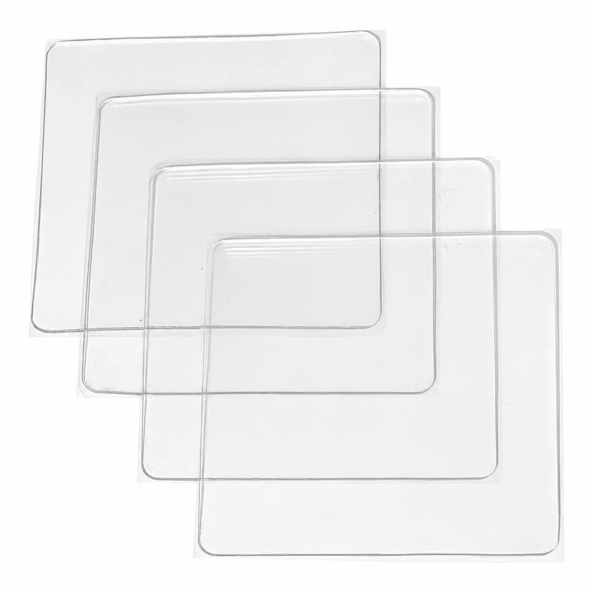 Love2Stick Nano Gel Grip Pads in Clear, 4-pack of 8 x 8-inch square pads