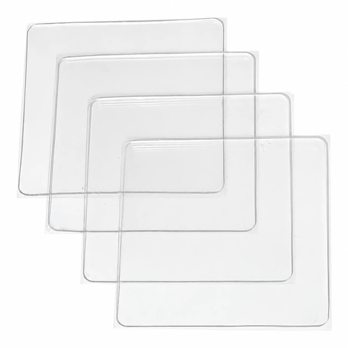 Love2Stick Nano Gel Grip Pads in Clear, 4-pack of 8 x 8-inch square pads