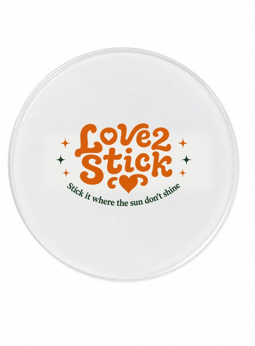 Love2Stick Nano Grip Pad in Clear with new logo